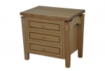 The Metropolis Chest and Bedside is available in a variety of sizes and configurations. Made with sliding dovetail cabinet construction and traditional dovetail drawers running on either tradition frames or full extension soft close runners.
All our Chests are made from solid timbers and can be custom built to your exact requirements, in any of our select grade hardwoods or stained to match your existing furniture.