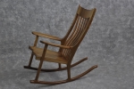Our new Mason Rocker. A Maloof style rocker made in Port Macquarie, this one in Tasmanian Blackwood, but can be made in a variety of timbers to suit you. Superbly comfortable and a joy to behold.