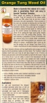 Orange Tung Wood Oil for Furniture.
Orange Tung Wood Oil for Decking.