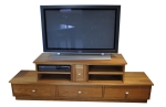 EU 113 - All our Entertainment Units can be customized to suit your individual room. They can be made with a variety of solid timbers including Tasmanian Blackwood, Blue Gum, Tasmanian Oak, Jarrah, Blackbutt and many more. Give us a call with your requirements for an obligation free quote.